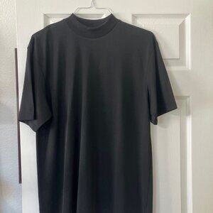 Siegfried Men's Crew Neck Black Short Sleeve Shirt